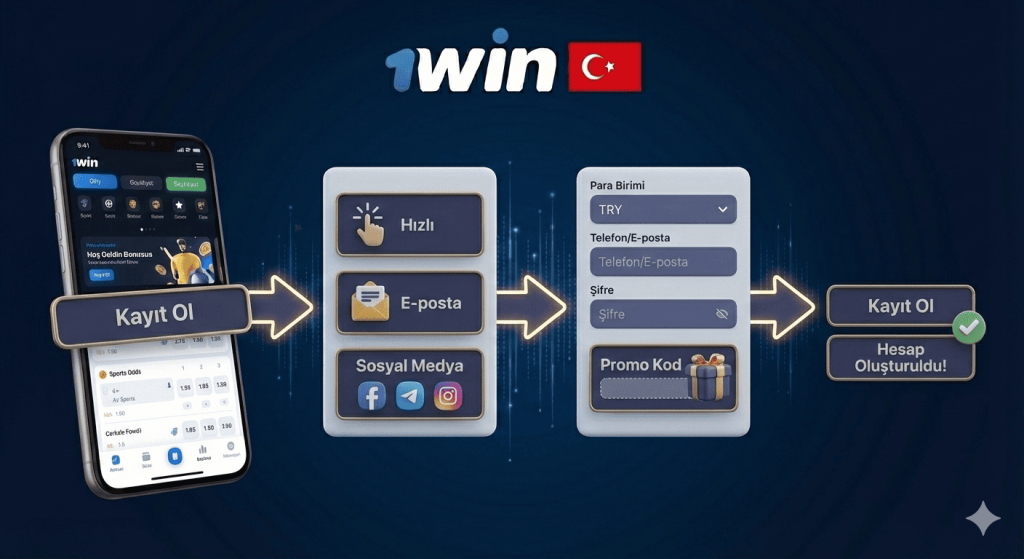 1win'e nasıl kayıt olabilir