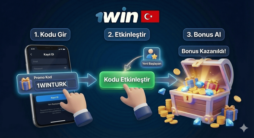 1win promosyon kodu nasıl kullanılır